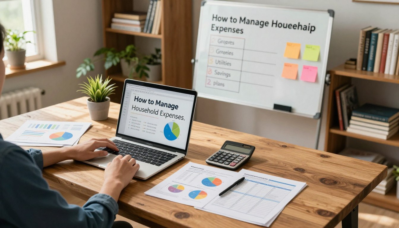 how to manage household expenses